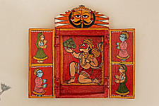 कथनिक ☀ Kaavad a Wooden Shrine { Single piece } ~ 129